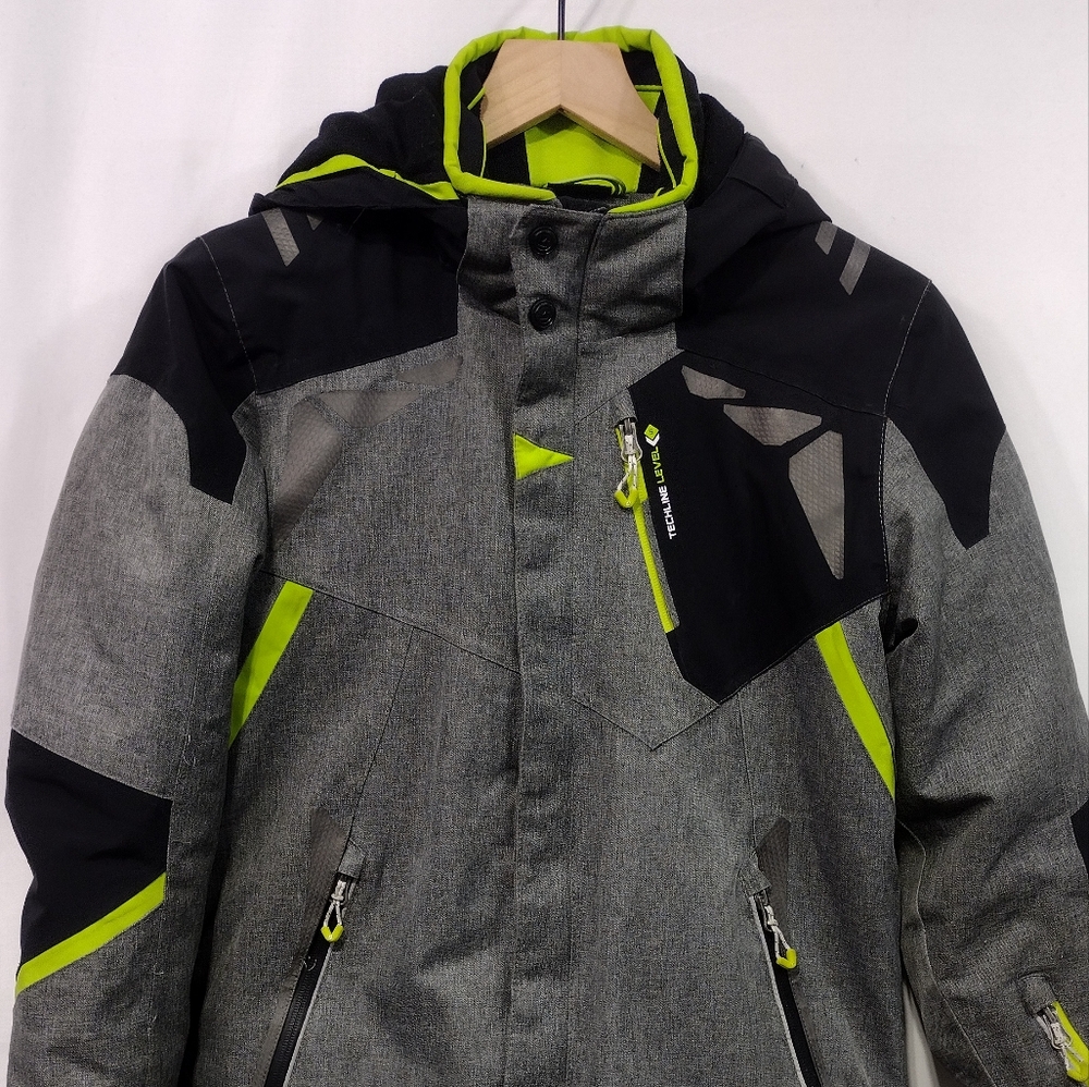 Killtec Ski Jacket Level 5 Youth 14 Gray Outdoor Sporty Snow Jacket Comfy Warm - Picture 2 of 9